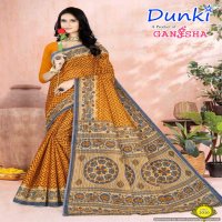 Ganesha Dunki Vol-2 Wholesale Pure Cotton Printed Sarees