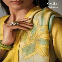 OMTEX CATALINA COTTON FANCY EMBROIDERY WORK UNSTITCH SALWAR SUIT