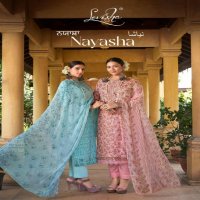 Levisha Nayasha Wholesale Cambric Cotton With Cut Work Dress Material