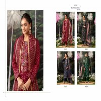Mumtaz Arts Aachal Wholesale Pure Jam Satin With Work Dress Material