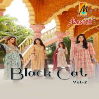 Master Black Cat Vol-2 Wholesale Alia Cut Kurtis With Pant And Dupatta