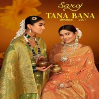Saroj Tana Bana Vol-1 Wholesale Heavy Khadi Organza Sarees