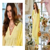 Lily And Lali Summer Blossom Wholesale Bored Schiffli Work Embroidery Kurtis With Pant And Dupatta