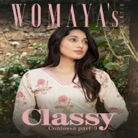 Womaya Classy Contessa Part-3 Wholesale Readymade 3 Piece Suits Combo