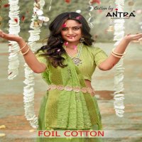 Antra Foil Cotton Wholesale Indian Ethnic Sarees