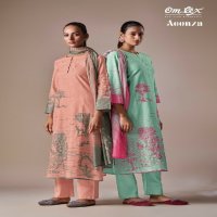 Omtex Acenza Wholesale Linen Cotton With Hand Work Salwar Suits