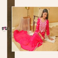S4U Lucknowi Wholesale Readymade 3 Piece Salwar Suits