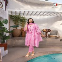 Anju Insta Girl Vol-5 Wholesale Kali Kurti With Pant And Dupatta