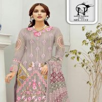 Naimat NFS-1112 Wholesale Embroidery With Ribit Work & Digital Print Dupatta With Cigarate pant with Embroidery petch Work