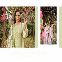 Mumtaz Arts Summer Shine Wholesale Pure Lawn Cambric With Work Dress Material