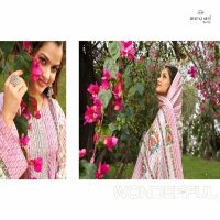 Mumtaz Arts Summer Shine Wholesale Pure Lawn Cambric With Work Dress Material