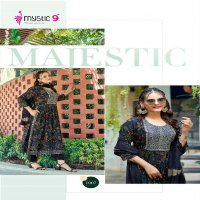 Mystic 9 Black Beauty Wholesale Nyra Stitched Kurtis With Pant And Dupatta