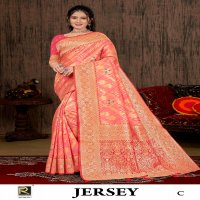 Ronisha Jersey Wholesale Banarasi Silk Ethnic Sarees