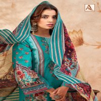 Alok Rihaana Wholesale Pure Cambric Cotton With Embroidery Dress Material