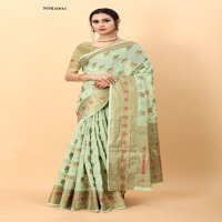 Fashion Berry NM5001 To NM5006 Wholesale Soft Cotton Silk Sarees