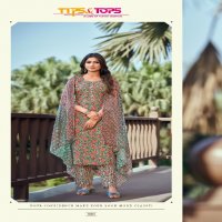 TIPS AND TOPS SUMMER FASHION VOL 4 FANCY WEAR READYMADE COTTON PRINT SALWAR SUIT
