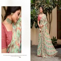 HARITIMA BY 5D DESIGNER MOSS SOFT SAREE WITH WORK BLOUSE CONCEPT