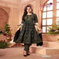 PAAVIS VANAYA VOL 6 NYRA CUT HEAVY SEQUENCE WORK PATI TOP BOTTOM AND DUPATTA SET