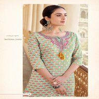 KADLEE ANGEL RAYON PRINT LONG KURTI FOR WOMEN