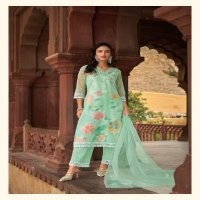 SUMMER SPRING BY LADY LEELA ORGANZA EMBROIDERY CLASSY LOOK READYMADE SUITS