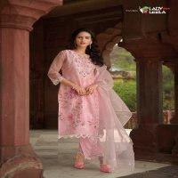 SUMMER SPRING BY LADY LEELA ORGANZA EMBROIDERY CLASSY LOOK READYMADE SUITS