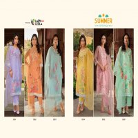 SUMMER SPRING BY LADY LEELA ORGANZA EMBROIDERY CLASSY LOOK READYMADE SUITS