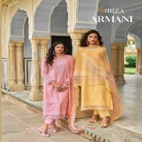 IBIZA ARMANI STYLISH WEAR COTTON UNSTITCH SALWAR SUIT SUPPLIER