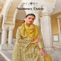 KILORY TRENDS SUMMER DAIRIE LAWN COTTON UNSTITCH SALWAR SUIT