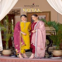 WOOGLEE NAVYAA AMAZING WEAR READYMADE KURTI PANT DUPATTA COLLECTION