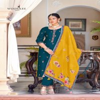 WOOGLEE NAVYAA AMAZING WEAR READYMADE KURTI PANT DUPATTA COLLECTION