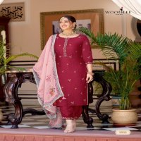 WOOGLEE NAVYAA AMAZING WEAR READYMADE KURTI PANT DUPATTA COLLECTION