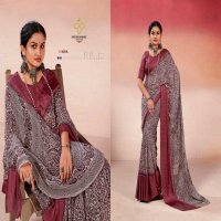 SHUBH SHREE CREATION PANIHARI TRENDY STYLISH WETLES SATIN PATTA OR SARTIN BLOUSE ONLINE SAREE SUPPLIER