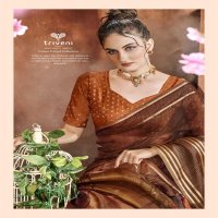 TRIVENI CLIMBING BEAUTIFUL WEAR ORGANZA SAREE WHOLESALER