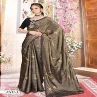 VALLABHI PRINTS SAMREEN VOL 4 FUNCTION WEAR BRASSO SAREE COLLECTION