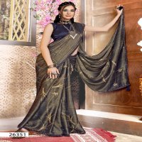 VALLABHI PRINTS SAMREEN VOL 4 FUNCTION WEAR BRASSO SAREE COLLECTION