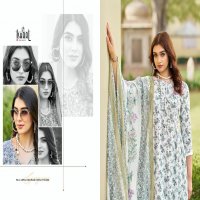 Ishaal Kesariya Vol-4 Wholesale Pure Lawn Cotton Printed Dress Material