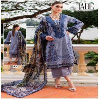 Jade Chevron Exclusive Heavy Cotton Vol-6 Wholesale Lawn Printed Dress Material