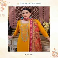 Hermitage Begum Vol-2 Wholesale Pure Viscose Reyon With Embroidery Dress Material