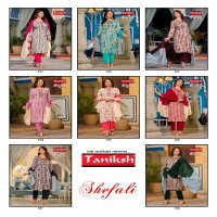 Taniksh Shefali Vol-1 Wholesale Embroidery Kurtis With Pant And Dupatta