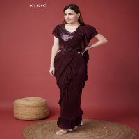 Amoha 101128 Wholesale Stitched Ready to Wear Sarees