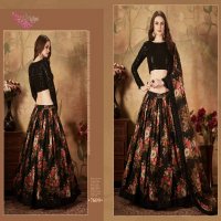 Zeel Clothing Floral Vol-1 Wholesale Organza Fabrics Lehenga Choli