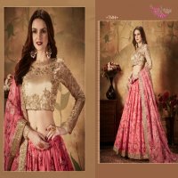 Zeel Clothing Floral Vol-1 Wholesale Organza Fabrics Lehenga Choli