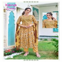 KAVYA JYOTIKA VOL 2 BEAUTIFUL READYMADE UMBRELLA CUT KURTI BOTTOM DUPATTA COLLECTION