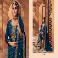 RENIK FASHIONS PRESENTS MUSKAN STYLISH VISCOSE DOLA JACQUARD WITH EMBROIDERY WORK SALWAR SUIT DRESS MATERIAL