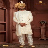 Outluk Wedding Collection Vol-13 Wholesale Pure Silk Mens Sherwani Catalog