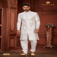 Outluk Wedding Collection Vol-13 Wholesale Pure Silk Mens Sherwani Catalog