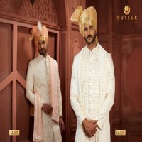 Outluk Wedding Collection Vol-13 Wholesale Pure Silk Mens Sherwani Catalog