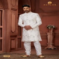 Outluk Wedding Collection Vol-13 Wholesale Pure Silk Mens Sherwani Catalog