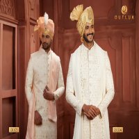 Outluk Wedding Collection Vol-13 Wholesale Pure Silk Mens Sherwani Catalog