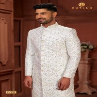 Outluk Wedding Collection Vol-13 Wholesale Pure Silk Mens Sherwani Catalog